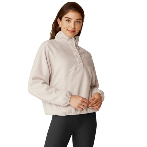 🍂NWT Beyond Yoga Tranquility Pullover Lunar Rock - Picture 3 of 11